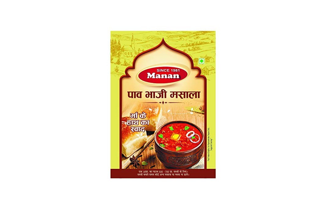 Manan Pav Bhaji Masala    Box  60 grams
